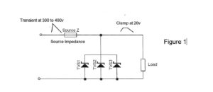 diagram of tvs diodes in series